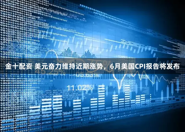 金十配资 美元奋力维持近期涨势，6月美国CPI报告将发布